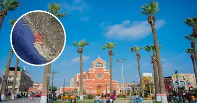 Sismo sentido hoy en el sur del Perú.