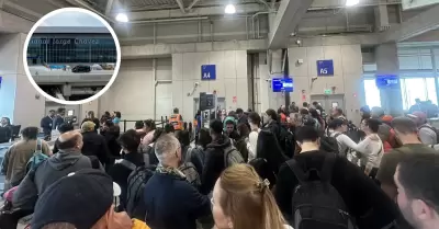 Caos en Aeropuerto Jorge Chávez