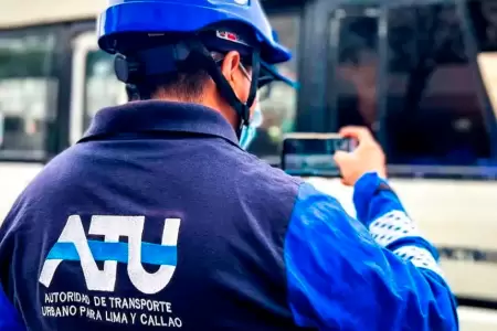 Trabajador de la ATU.