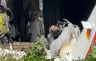 Tragedia en Alemania: Avioneta se estrella contra terraza y deja al menos dos personas muertas