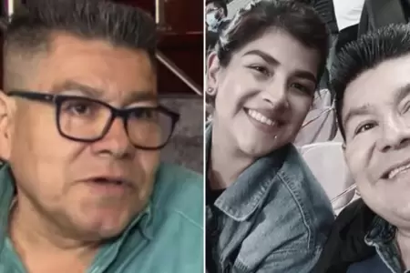 Dilbert Aguilar y su esposa.