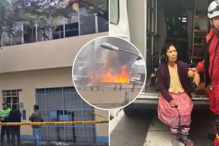 Incendio registrado en Cercado de Lima.