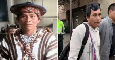 Dirigente indígena fingió secuestro.