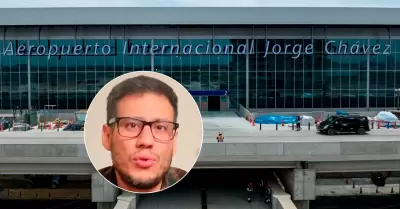 Paolo Benza acusa a LAP de entregar incompleto el nuevo aeropuerto Jorge Chvez.
