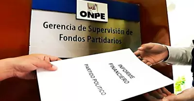 ONPE fija fecha para IFA de partidos políticos.