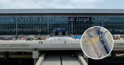 Denuncian que calle de rodaje L1 no está terminada.