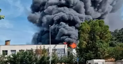 Incendio en Universidad de Tuscia, en Italia.