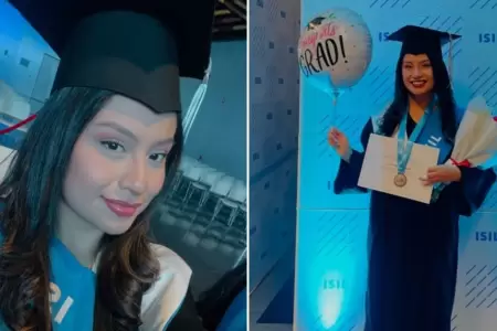Wendy Sulca se grada en carrera que no tiene nada que ver con la msica
