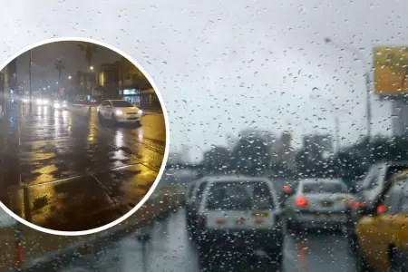 Lloviznas y fro en Lima Metropolitana.