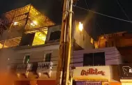 Arequipa: Incendio de grandes proporciones consume edificio que funcionaba como fbrica de muebles