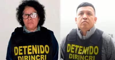 Madre de 'El Monstruo' y policía Georgi Araujo.