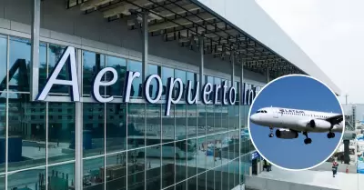 Pasajeros no pudieron bajar de aviones por falta de buses en Jorge Chávez.