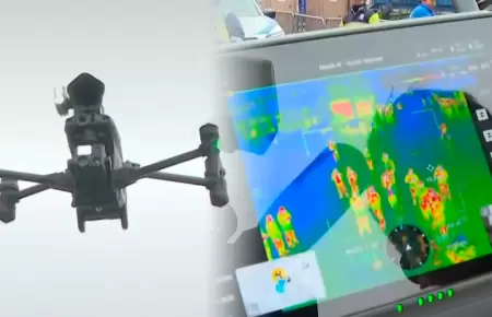 Drones en Centro Histórico de Lima.