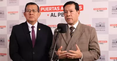 Eduardo Salhuana y Eduardo Arana.