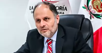 César Aguilar, titular de la Contraloría.