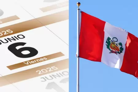 Confirman 'feriado largo' en una zona del Per.