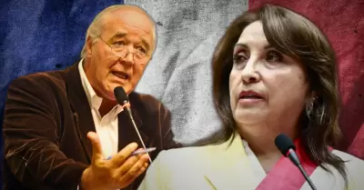 Víctor García Belaúnde y Dina Boluarte