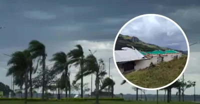 Senamhi advierte fenómeno meteorológico intenso.