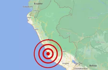 Temblor sentido hoy al sur del pas.