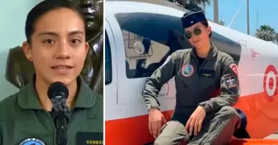 Video inédito de Ashley Vargas hablando de su vocación militar.