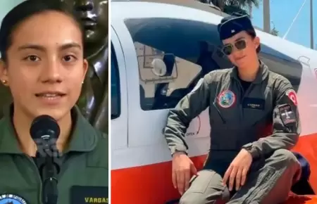 Video indito de Ashley Vargas hablando de su vocacin militar.
