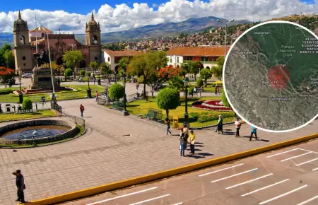 Ayacucho es sacudido por fuerte sismo esta tarde.