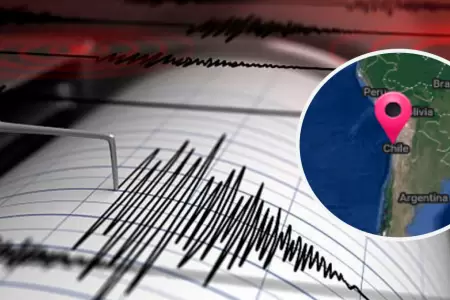 Sismo genera alarma en Chile.