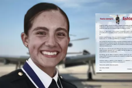 Familiares de Ashley Vargas dedican emotivo mensaje.