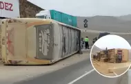 ncash: Volcadura de bus interprovincial deja 5 heridos en Panamericana Norte