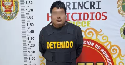 Jean Carlos Montero Huaylinas fue capturado por la Polica Nacional del Per.