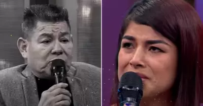 Dilbert Aguilar y su esposa.