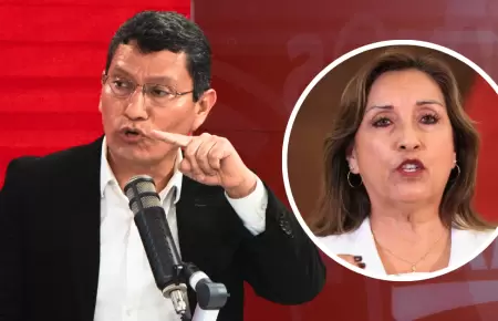 Harvey Colchado sobre Dina Boluarte.