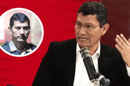 Harvey Colchado suea con volver a la PNP y ser general.