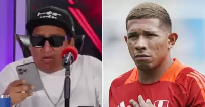 Jorge Luna le manda picante audio a Edison Flores
