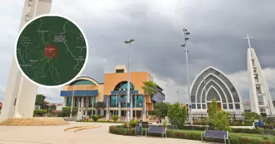 Hoy se registró un sismo en la selva peruana.