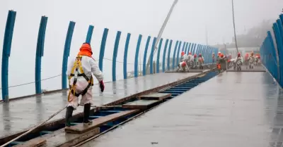 Cierre en Bajada Armendáriz por Corredor Turístico Miraflores - Barranco.
