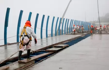 Cierre en Bajada Armendriz por Corredor Turstico Miraflores - Barranco.
