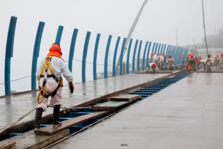 Cierre en Bajada Armendriz por Corredor Turstico Miraflores - Barranco.