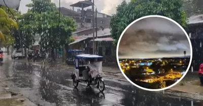 Lluvias intensas en Perú.