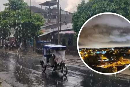 Lluvias intensas en Per.