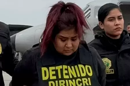 Pareja de 'El Monstruo' en Lima tras captura en Bolivia.