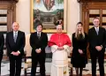 Papa Len XIV recibe a Javier Milei en el Vaticano: "Visitar la Argentina"