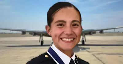 Ashley Vargas, fallecida piloto de la FAP.