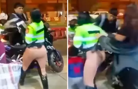 Mininter condena ataque a dos policías de tránsito.