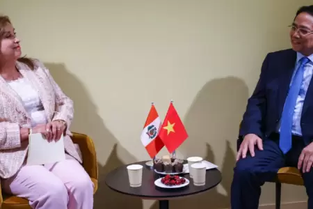 Dina Boluarte se reunin con el primer ministro de Vietnam.