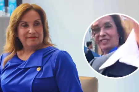 Dina Boluarte evita a la prensa peruana en Francia.