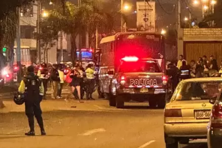 Nuevo atentado contra el transporte pblico en Chorrillos.