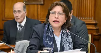Delia Espinoza pide presupuesto adicional para cubrir gastos del Ministerio Públ