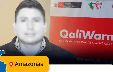 Funcionario de Qali Warma en Amazonas.