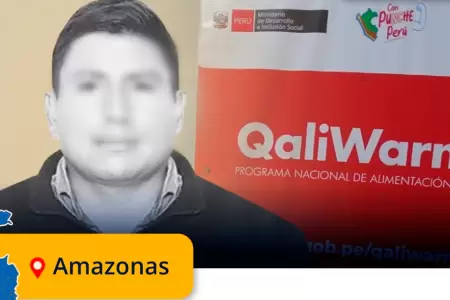 Funcionario de Qali Warma en Amazonas.